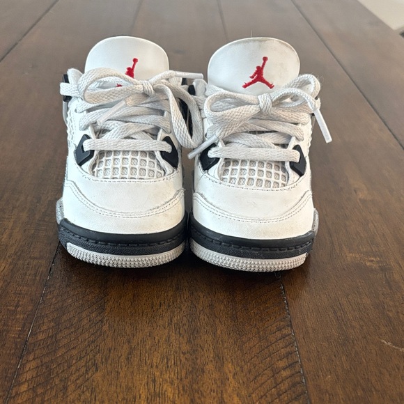 Nike Other - Nike Kids White and Black Sneakers with Red Accent